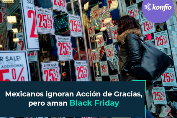 Mexicanos ignoran Acción de Gracias, pero aman Black Friday